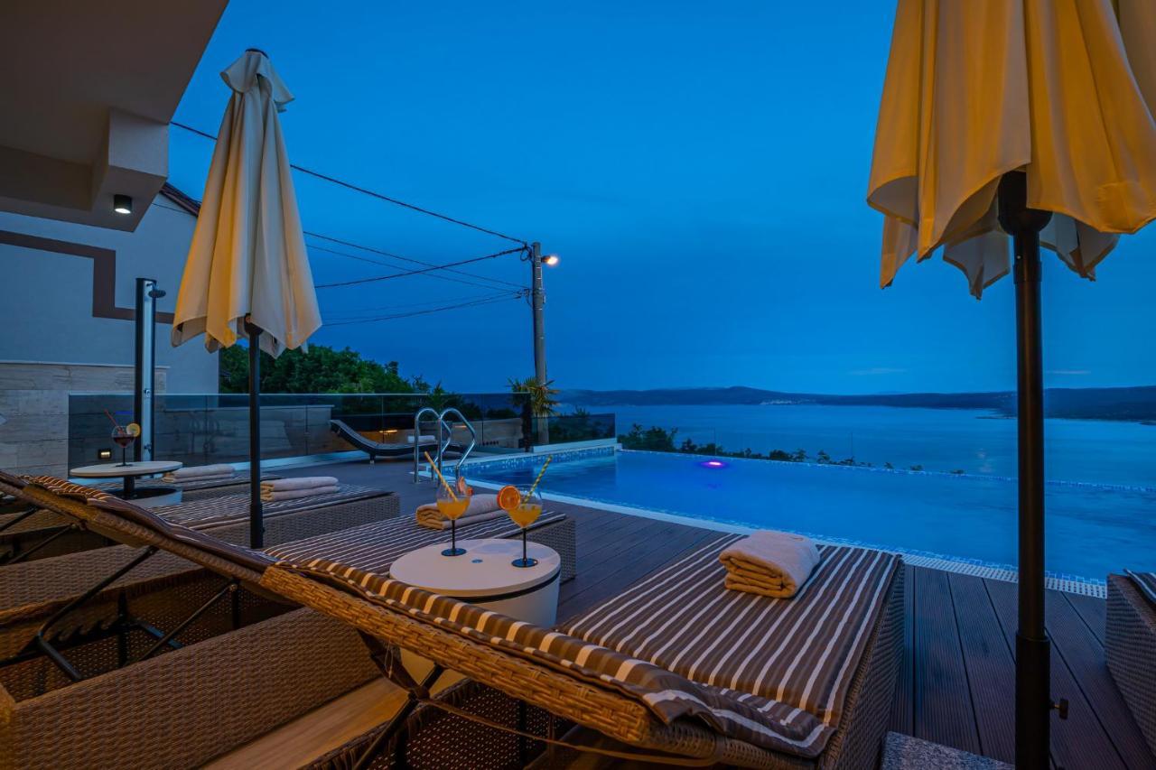 Villa Marassi With Heated Pool, Hot Tub And Sauna Crikvenica Exteriér fotografie
